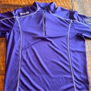 🌸 Ping SensorCool 1/4 Zip Pullover - Purple/Large ⛳️